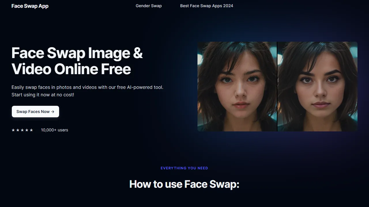 Face Swap App Preview