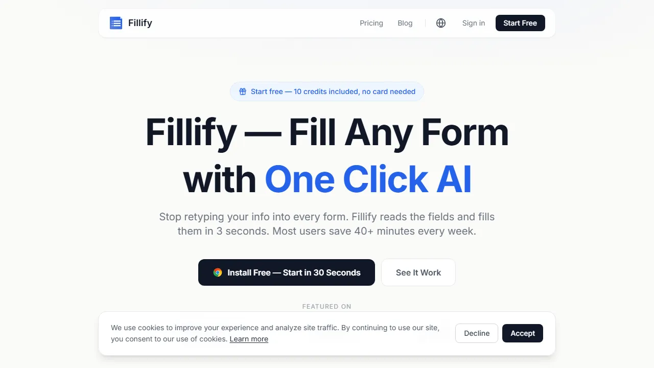 Fillify Preview