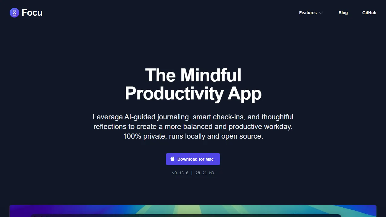 Focu App Preview